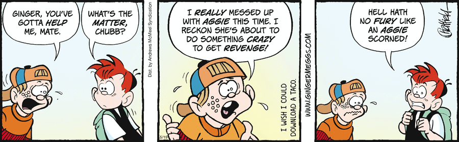 Ginger Meggs by Jason Chatfield on Mon, 19 May 2025