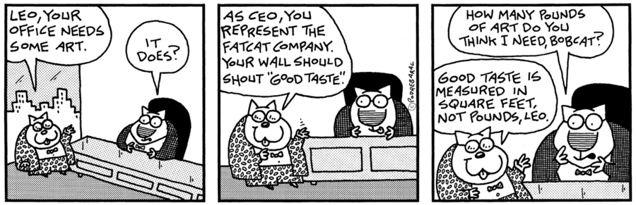 Fat Cats by Charlie Podrebarac on Wed, 28 May 2025