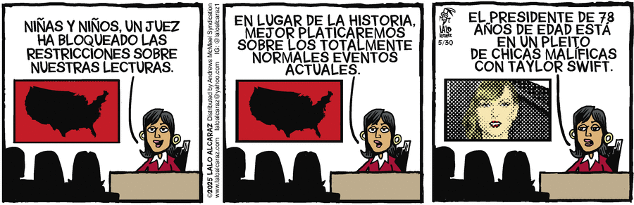 La Cucaracha en Español by Lalo Alcaraz on Fri, 30 May 2025