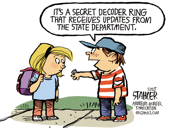 Jeff Stahler by Jeff Stahler on Sat, 29 Mar 2025