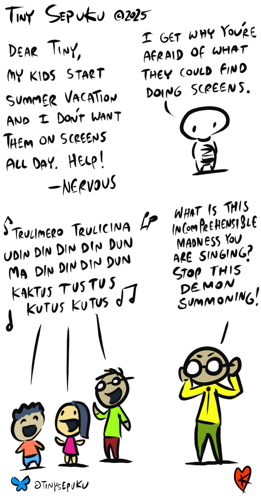 Tiny Sepuku by Ken Cursoe