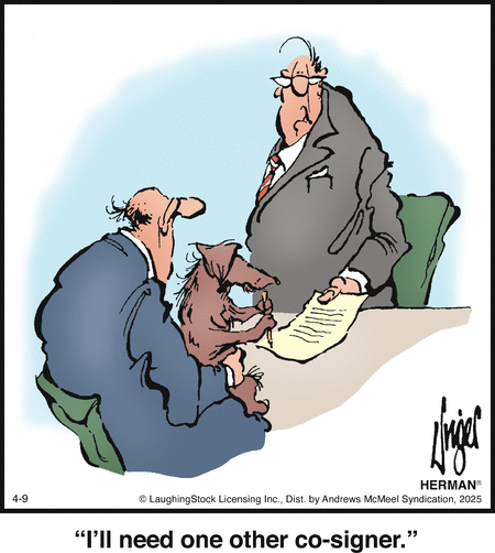 Herman by Jim Unger on Wed, 09 Apr 2025