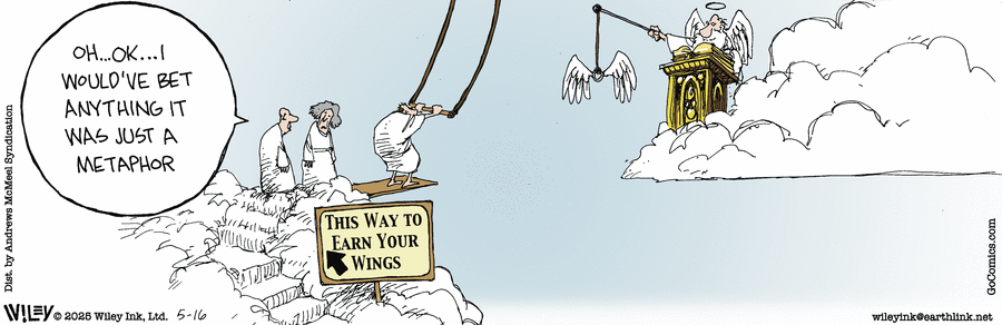 Non Sequitur by Wiley Miller on Fri, 16 May 2025