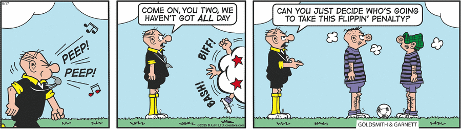 Andy Capp by Reg Smythe on Sat, 17 May 2025
