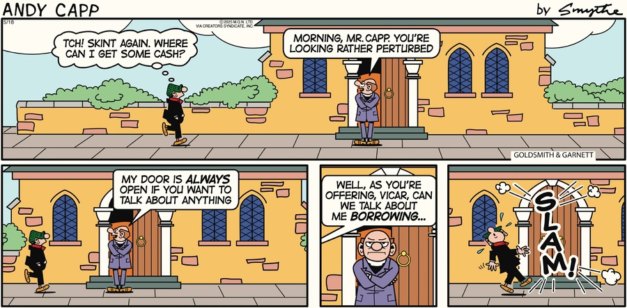 Andy Capp by Reg Smythe on Sun, 18 May 2025