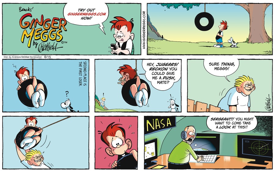 Ginger Meggs by Jason Chatfield on Sun, 15 Jun 2025