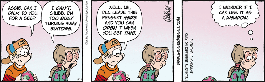 Ginger Meggs by Jason Chatfield on Wed, 21 May 2025
