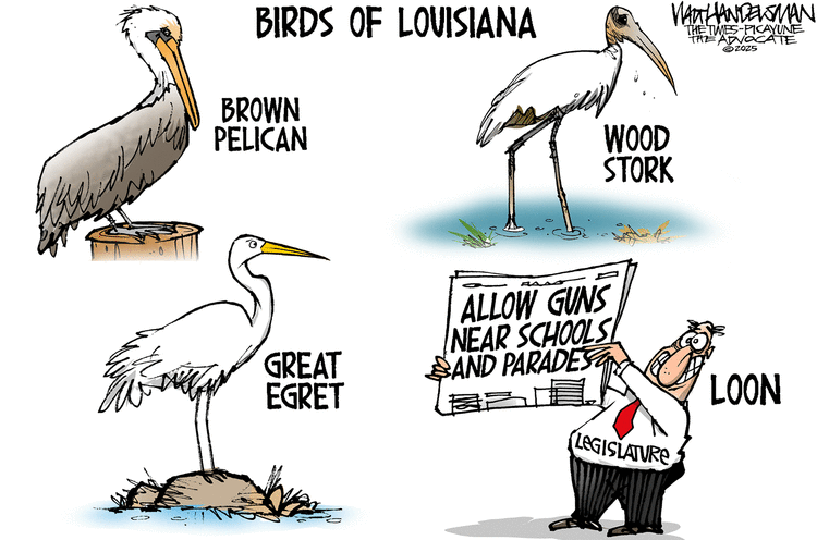 Walt Handelsman by Walt Handelsman on Fri, 13 Jun 2025