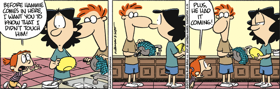 Baby Blues by Rick Kirkman and Jerry Scott on Sat, 14 Jun 2025