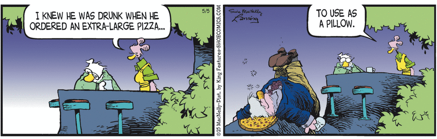Shoe by Gary Brookins and Susie MacNelly on Mon, 05 May 2025