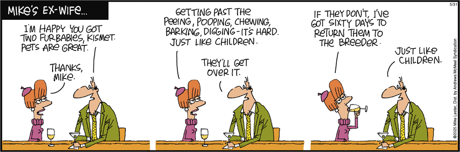 Mike du Jour by Mike Lester on Sat, 31 May 2025
