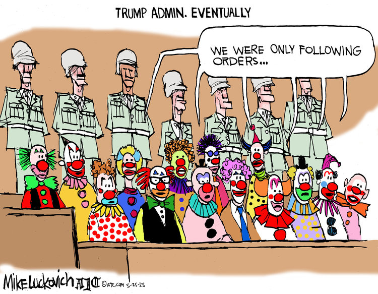 Mike Luckovich by Mike Luckovich on Sun, 25 May 2025