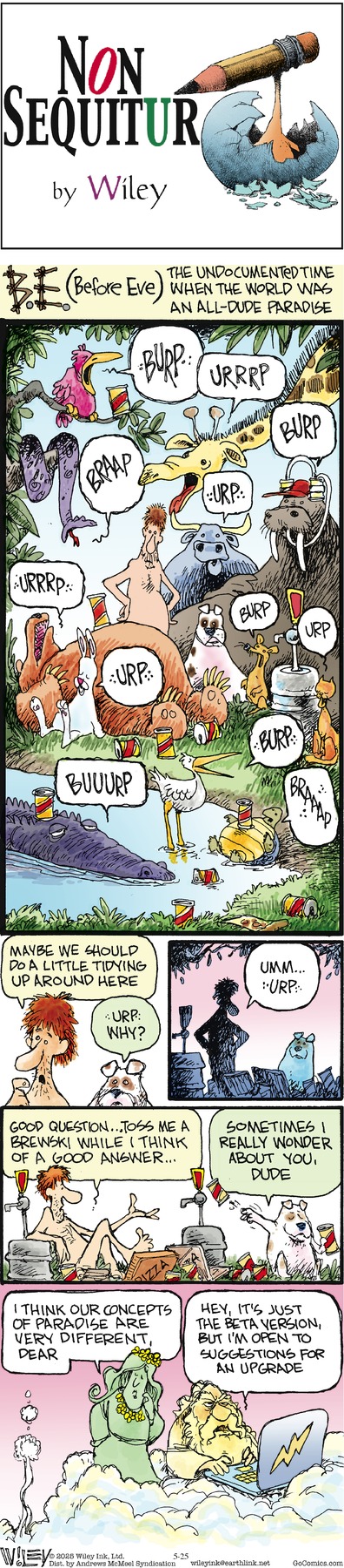 Non Sequitur by Wiley Miller on Sun, 25 May 2025