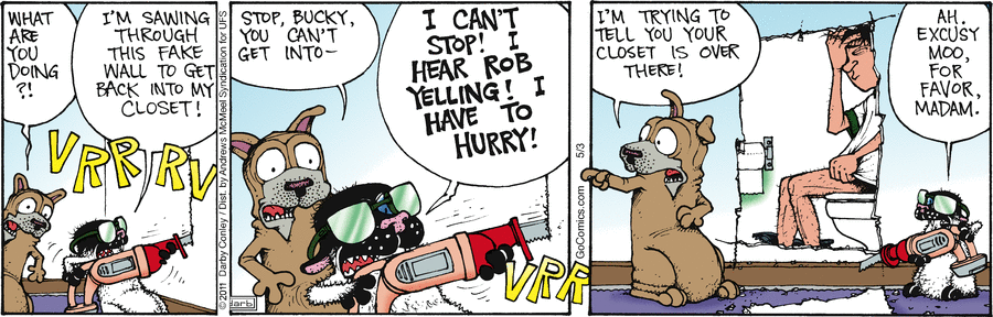 Get Fuzzy by Darby Conley on Sat, 03 May 2025