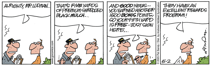 Next Door Neighbors by Pat Sandy on Fri, 02 May 2025