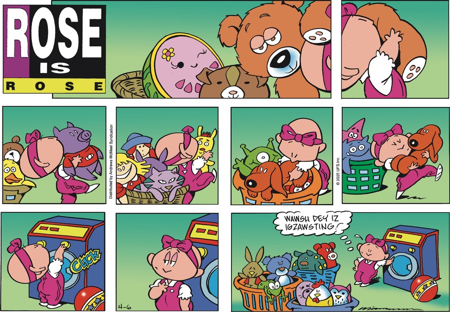 Rose Is Rose by Don Wimmer and Pat Brady on Sun, 06 Apr 2025