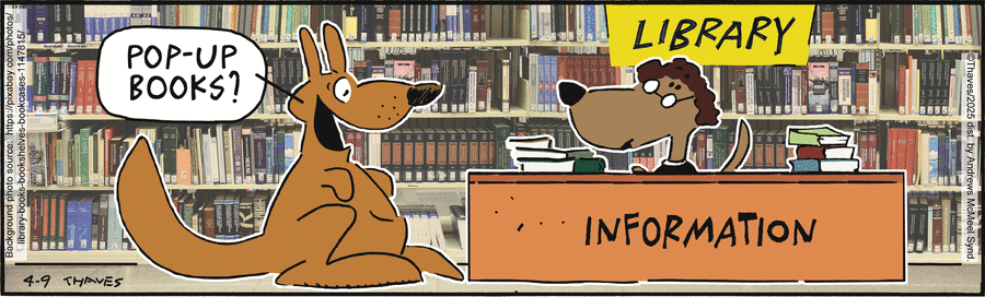 Frank and Ernest by Thaves  on Wed, 09 Apr 2025