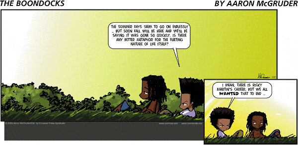 The Boondocks by Aaron McGruder on Sun, 04 May 2025