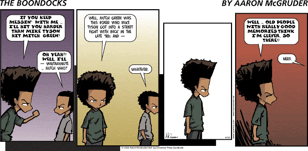 The Boondocks by Aaron McGruder on Sun, 13 Apr 2025