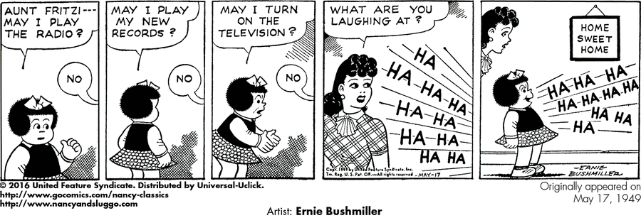 Nancy Classics by Ernie Bushmiller on Mon, 23 Jun 2025