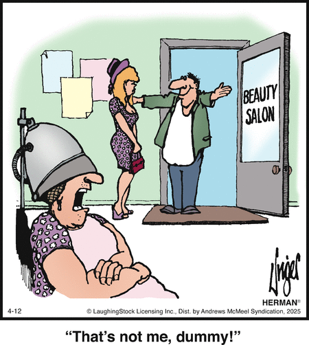 Herman by Jim Unger on Sat, 12 Apr 2025