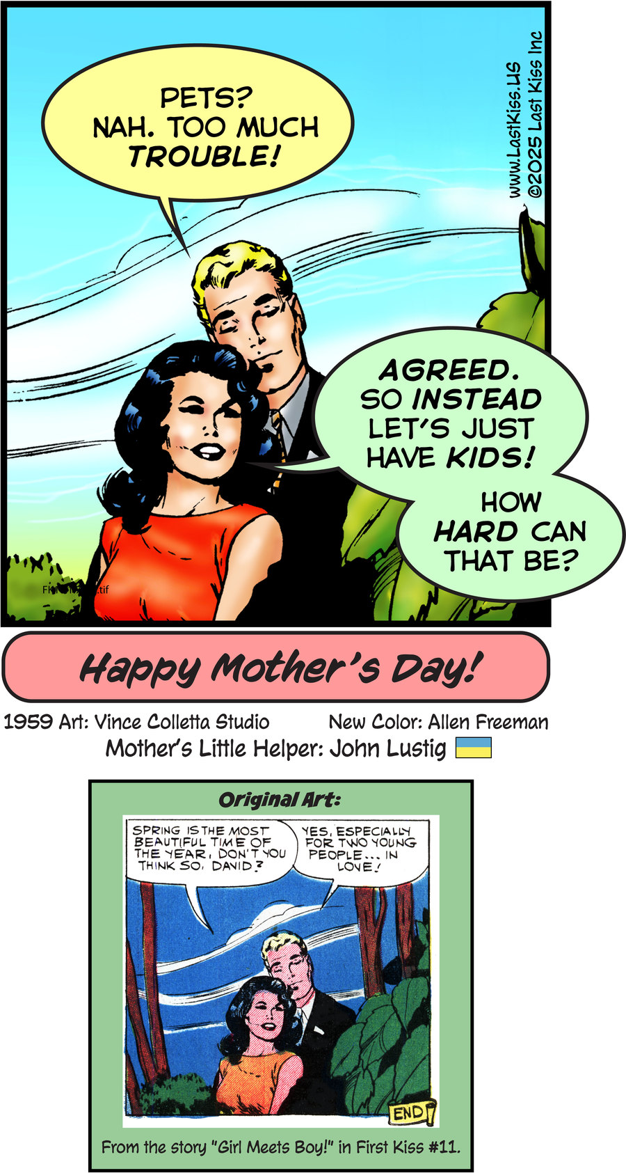 Last Kiss by John Lustig on Fri, 09 May 2025