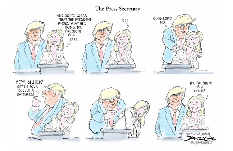 Jeff Danziger by Jeff Danziger on Tue, 22 Apr 2025