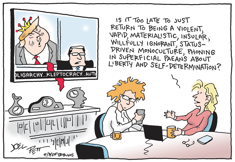 Joel Pett by Joel Pett on Thu, 03 Apr 2025