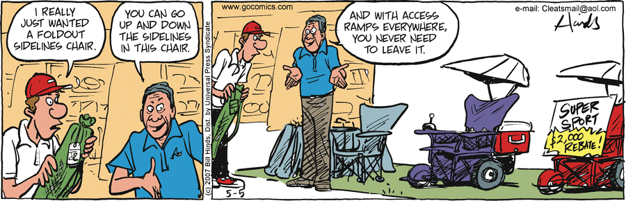 Cleats by Bill Hinds on Sun, 13 Apr 2025