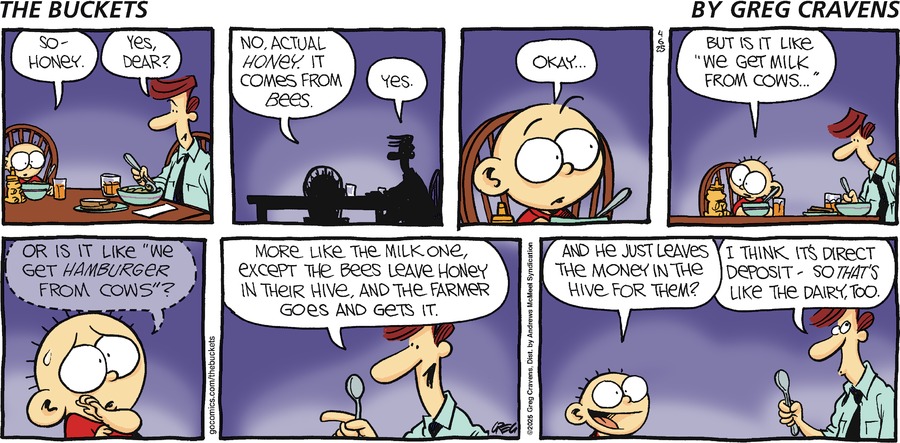 The Buckets by Greg Cravens  on Sun, 06 Apr 2025