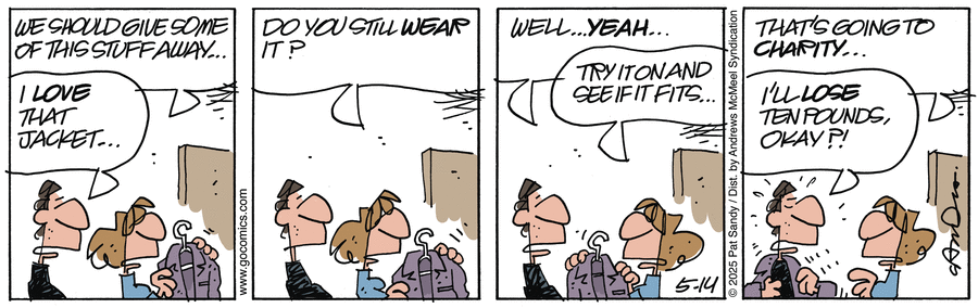 Next Door Neighbors by Pat Sandy on Wed, 14 May 2025