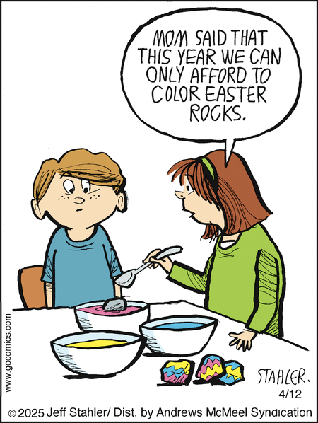 Moderately Confused by Jeff Stahler  on Sat, 12 Apr 2025