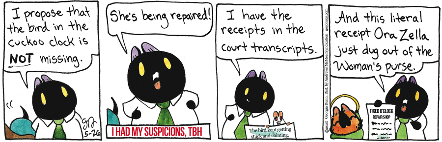 Breaking Cat News by Georgia Dunn on Mon, 26 May 2025
