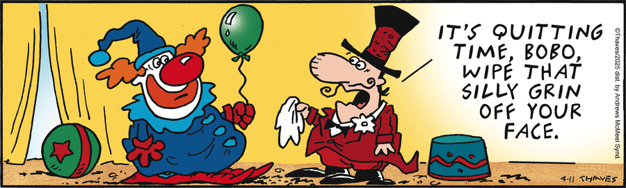 Frank and Ernest by Thaves  on Fri, 11 Apr 2025