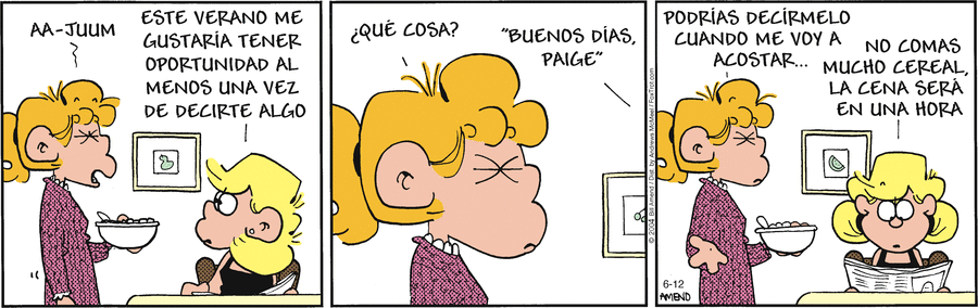 FoxTrot en Español by Bill Amend on Thu, 12 Jun 2025