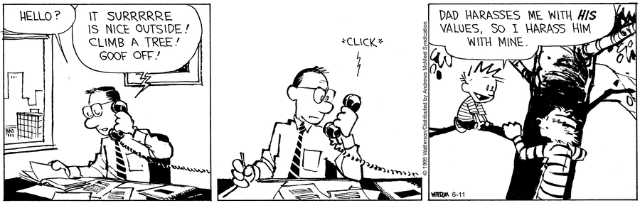 Calvin and Hobbes by Bill Watterson on Wed, 11 Jun 2025
