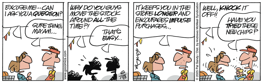 Next Door Neighbors by Pat Sandy on Wed, 18 Jun 2025