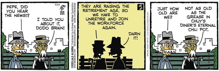La Cucaracha by Lalo Alcaraz on Mon, 23 Jun 2025