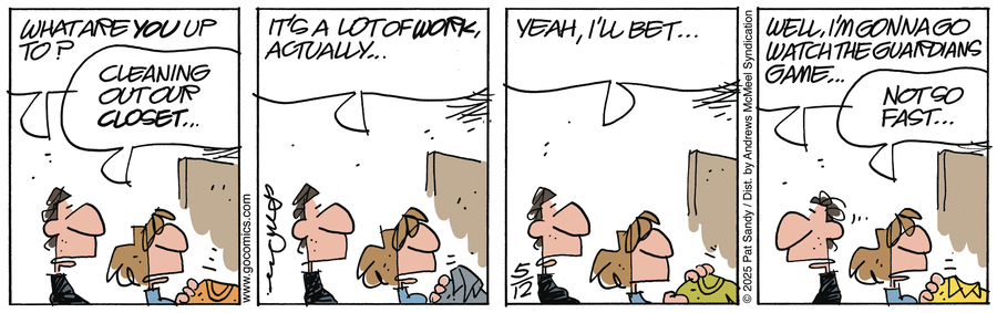 Next Door Neighbors by Pat Sandy on Mon, 12 May 2025