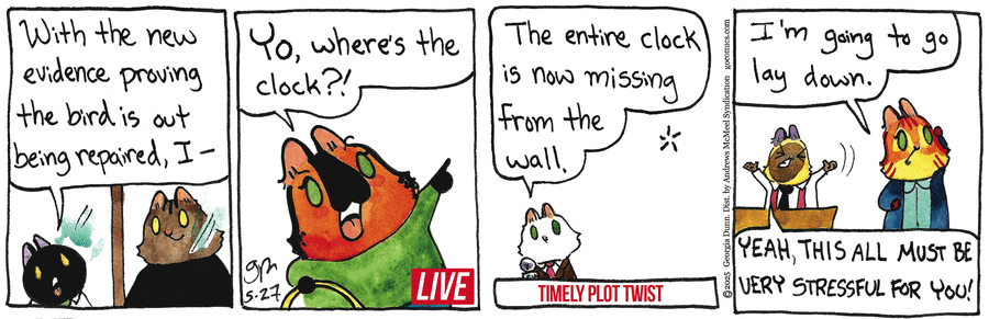 Breaking Cat News by Georgia Dunn on Tue, 27 May 2025