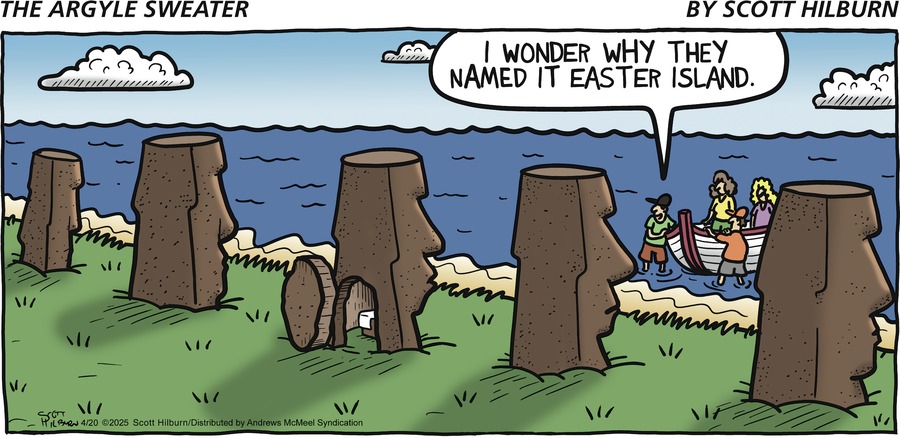 The Argyle Sweater by Scott Hilburn on Sun, 20 Apr 2025