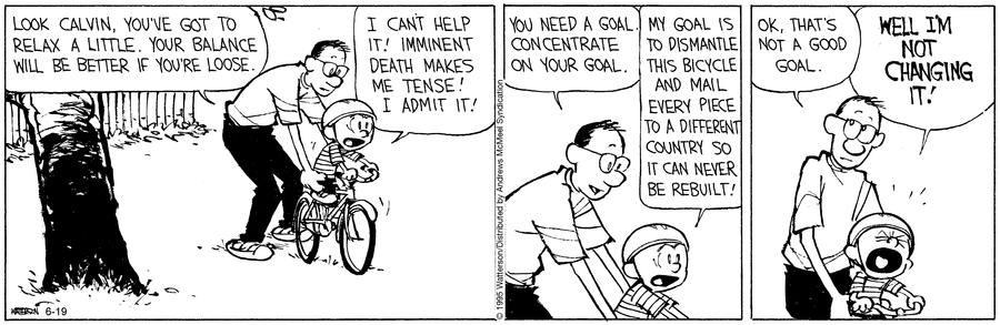 Calvin and Hobbes by Bill Watterson on Thu, 19 Jun 2025
