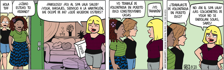 Luann en Español by Greg Evans on Mon, 14 Apr 2025
