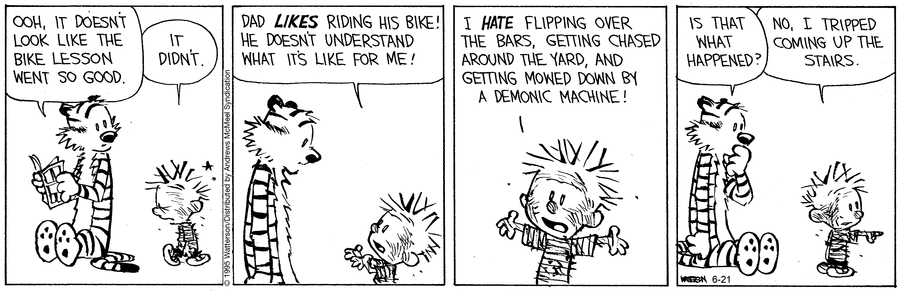 Calvin and Hobbes by Bill Watterson on Sat, 21 Jun 2025