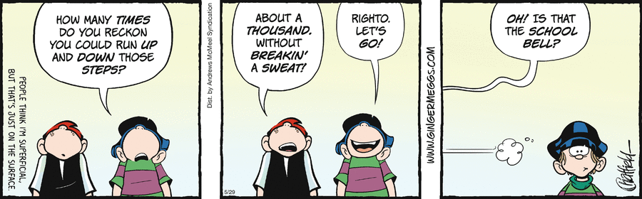 Ginger Meggs by Jason Chatfield on Thu, 29 May 2025