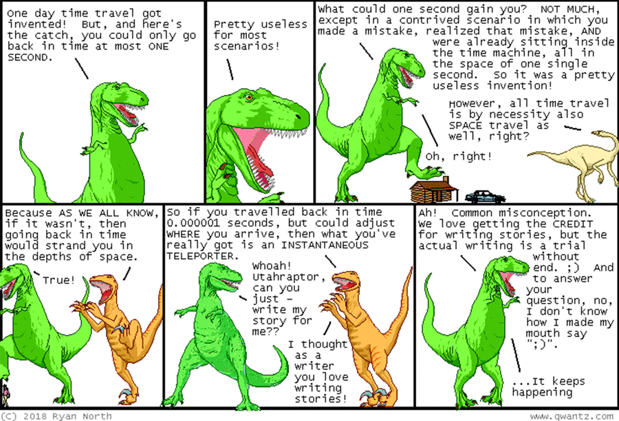 Dinosaur Comics by Ryan North on Tue, 15 Apr 2025