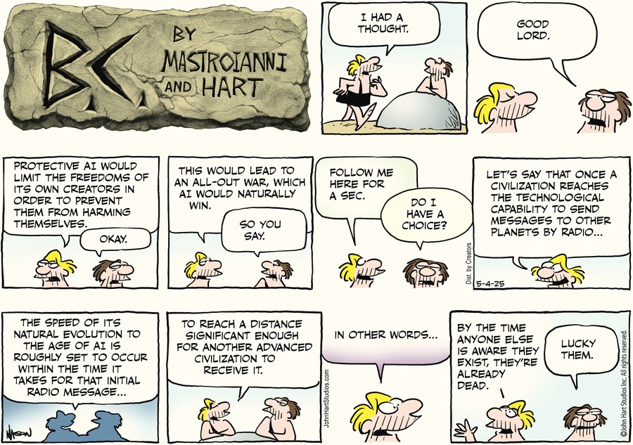 B.C. by Johnny Hart on Sun, 04 May 2025