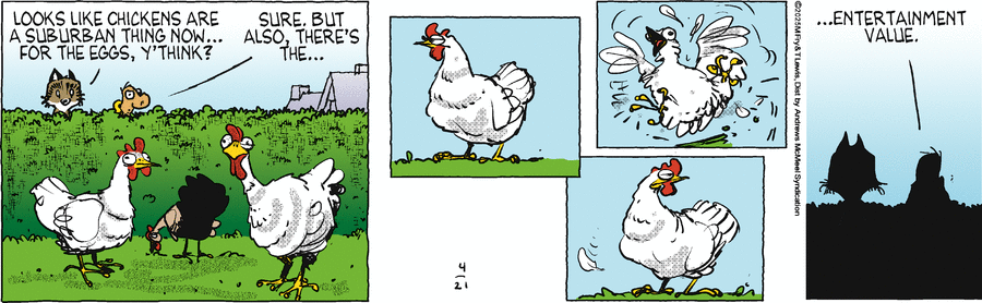 Over the Hedge by Michael Fry and T Lewis on Mon, 21 Apr 2025