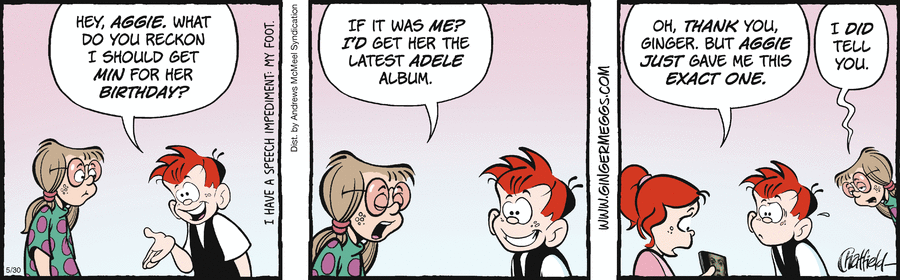 Ginger Meggs by Jason Chatfield on Fri, 30 May 2025
