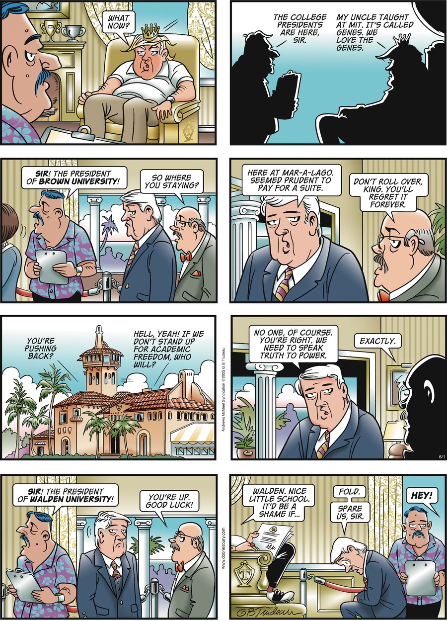 Doonesbury by Garry Trudeau on Sun, 01 Jun 2025